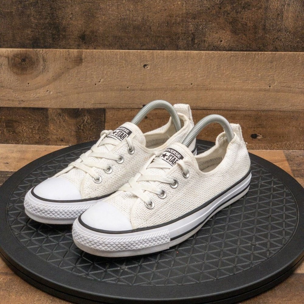 CONVERSE ALL STAR ULTRA LOW PERFORATED WOMENS ATHLETIC SHOES RETRO WHITE SIZE 9